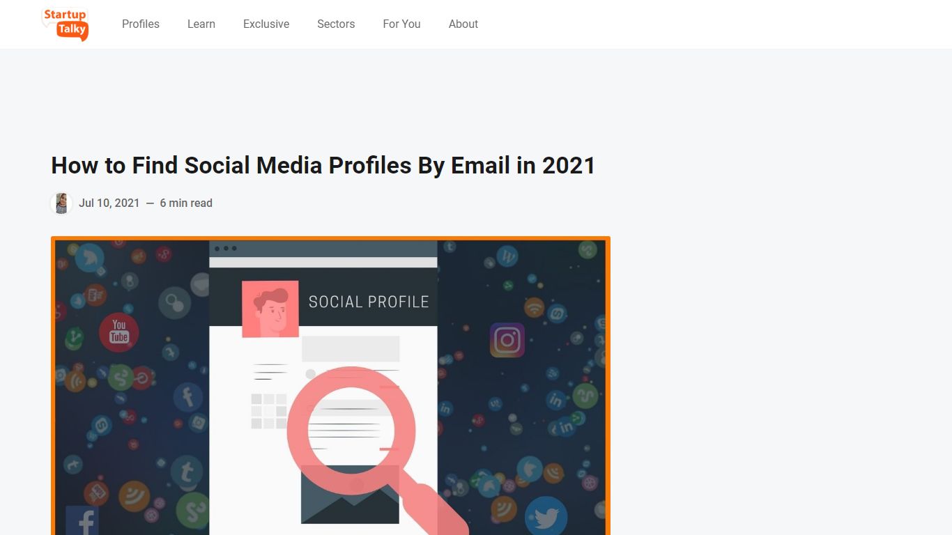 Find Social Media Profiles By Email Address | Free & Paid Tools